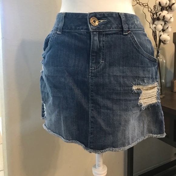 Blue jean skirt - Picture 1 of 4